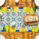 Lemon Pattern Table Runner